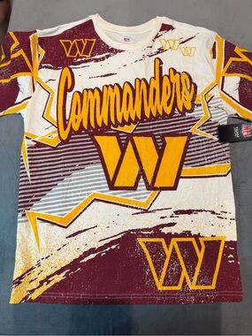 NFL Commanders Kids Graphic Tee - Maroon & Gold